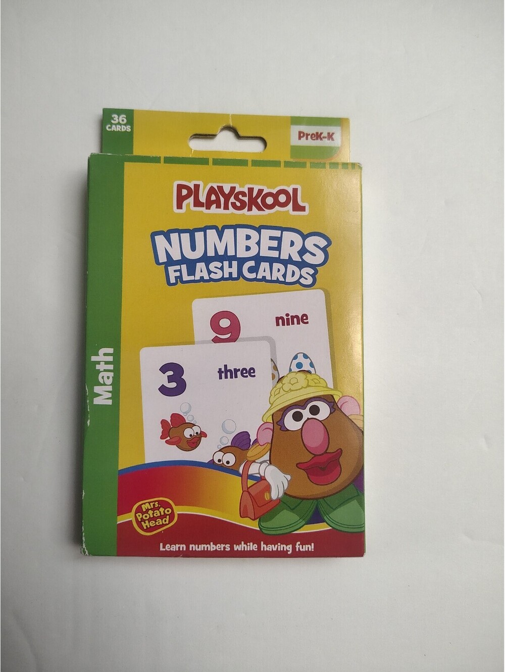 Playskool Numbers Flash Cards Educational Math Learning Set for Kids PreK-K